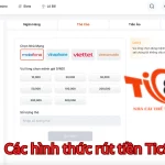 Các hình thức hỗ trợ rút tiền Tic88